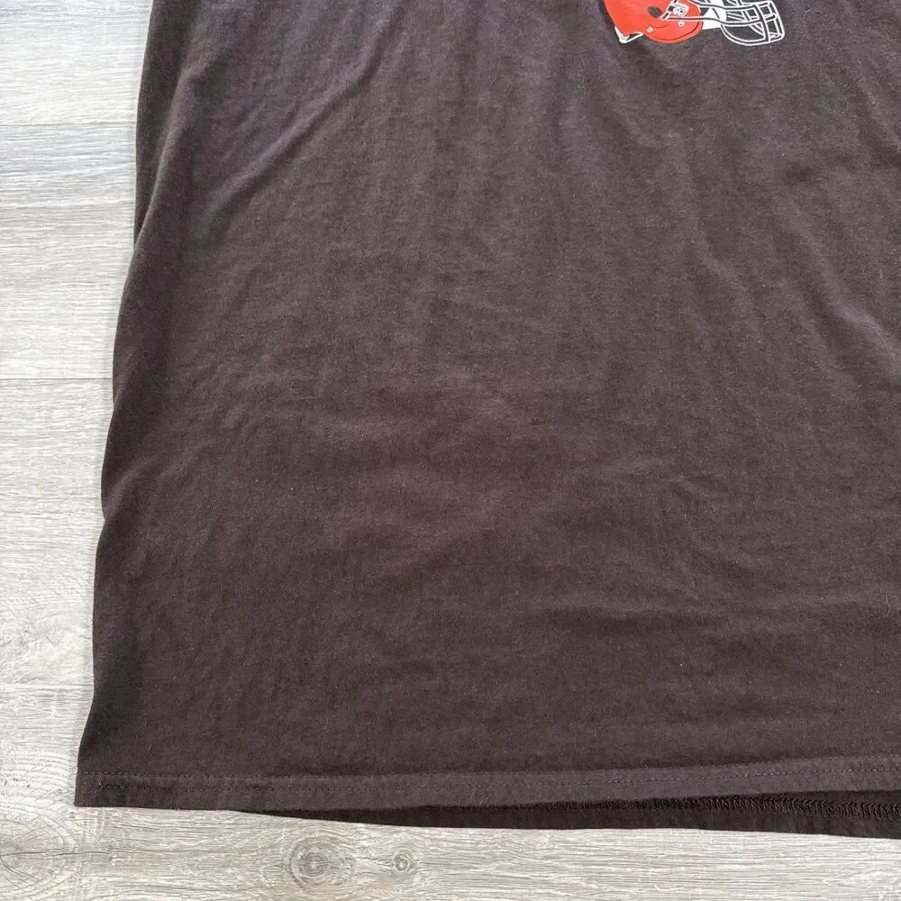 Odell Beckham Jr Shirt Cleveland Browns NFL Men's Brown Tee 2XL